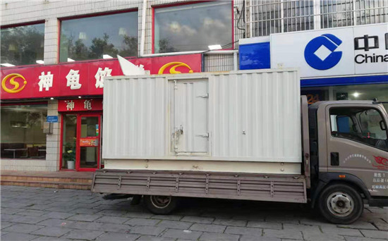 连江出租发电机施工案例